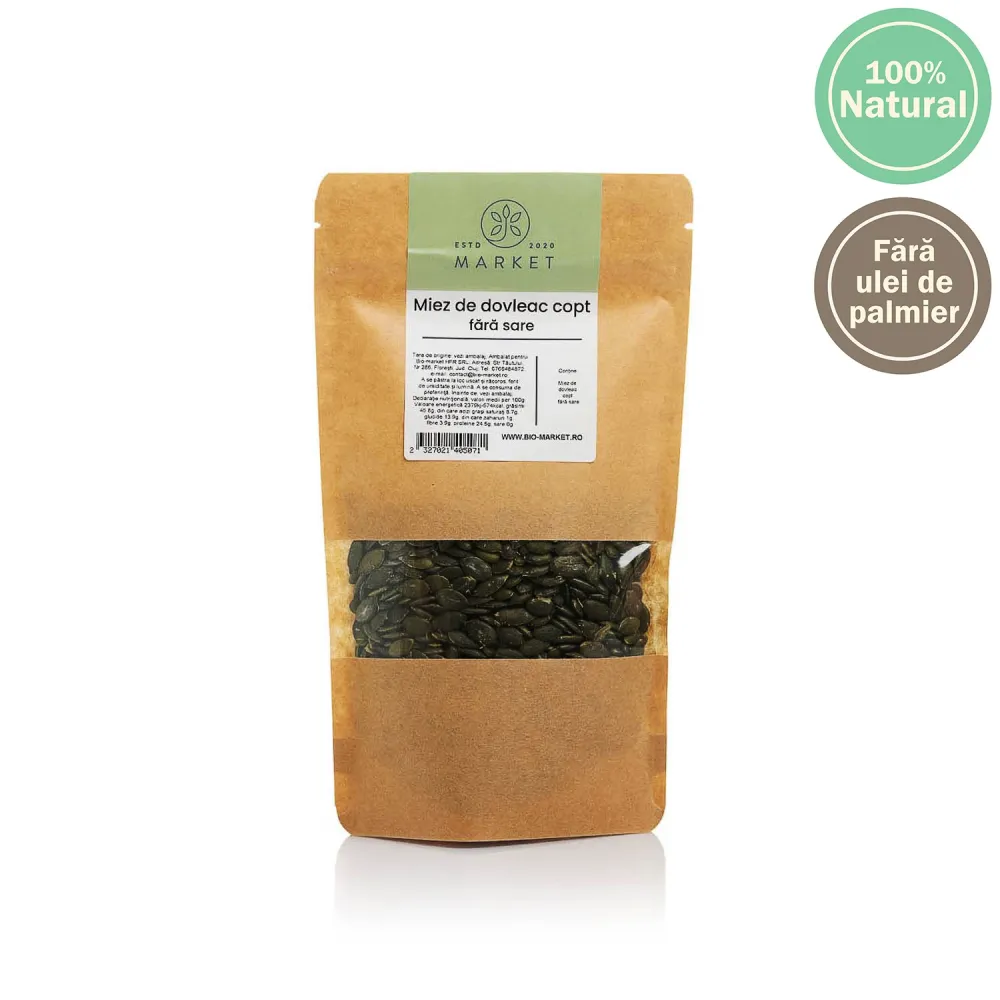 Miez de dovleac copt fara sare 500g