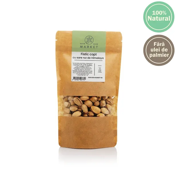 Fistic copt cu sare roz 400g