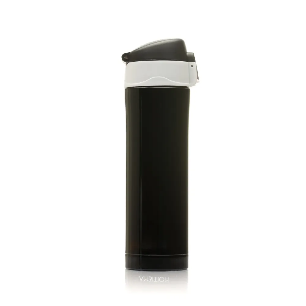 Termos inox negru glossy 420ml