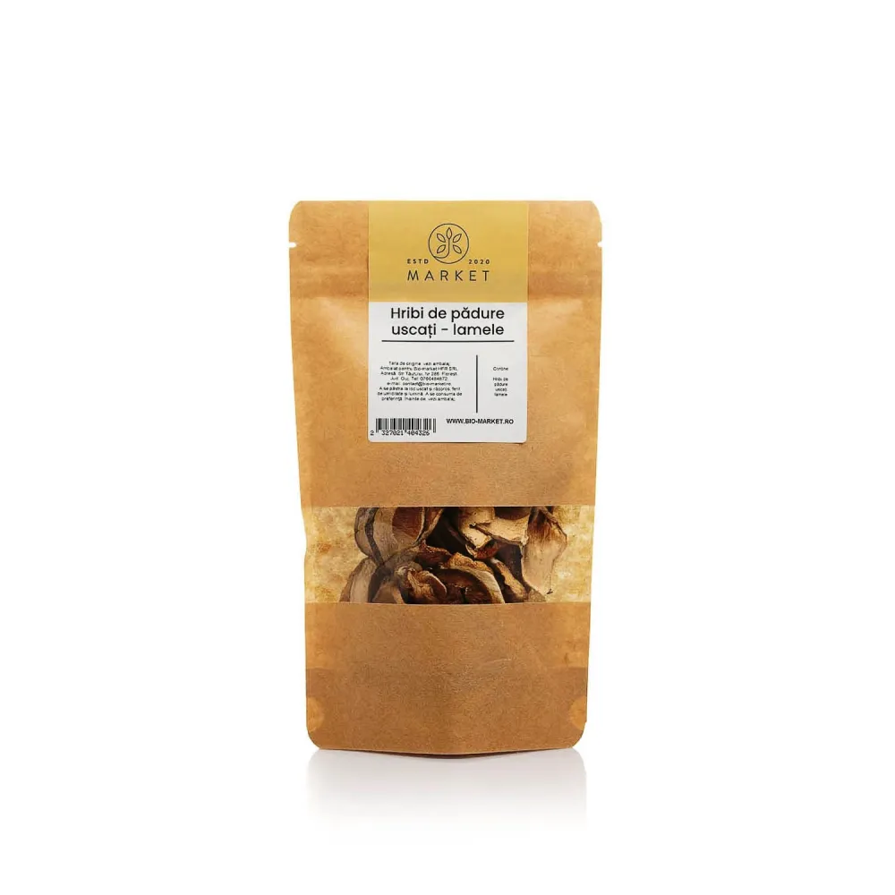 Hribi de padure uscati felii 30g