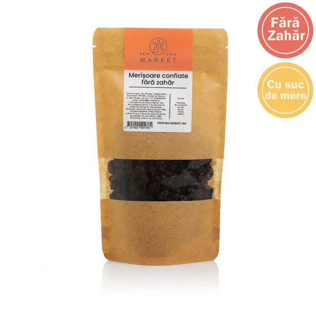 Merisoare confiate fara zahar 1kg