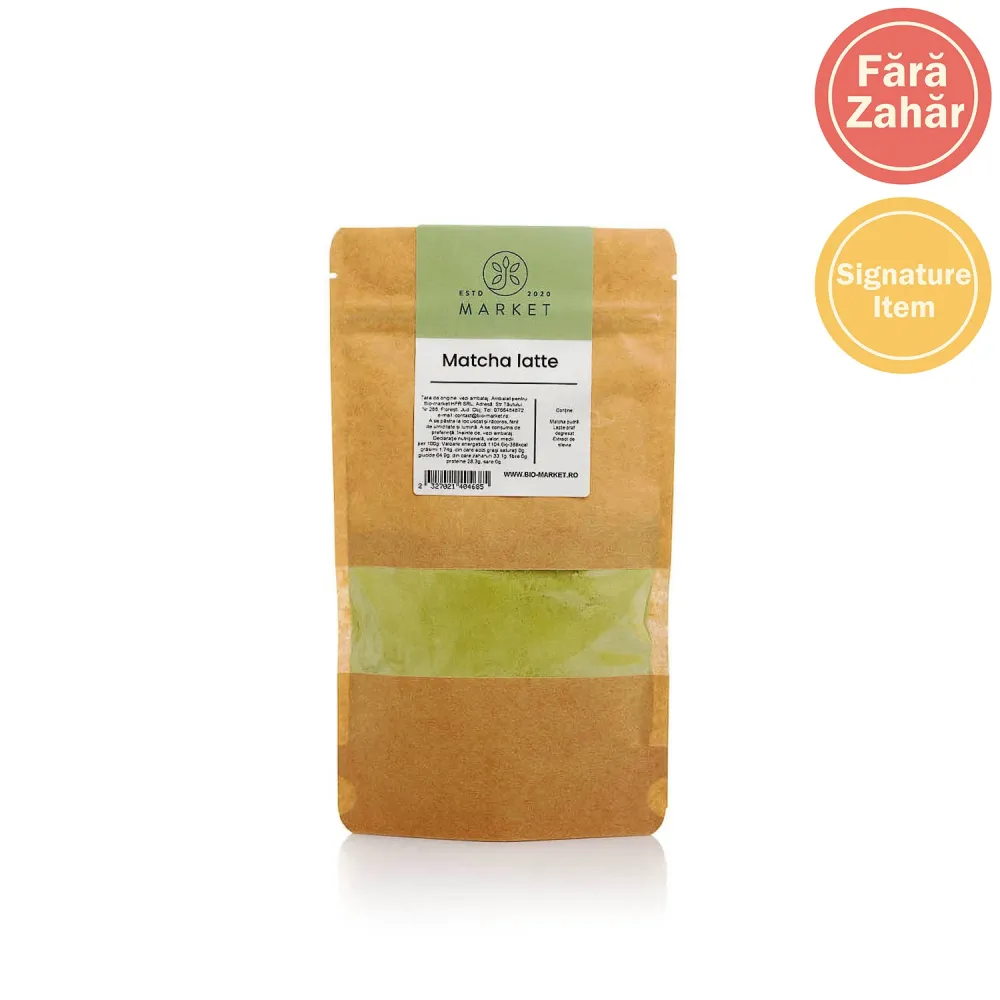 Matcha latte fara zahar 150g
