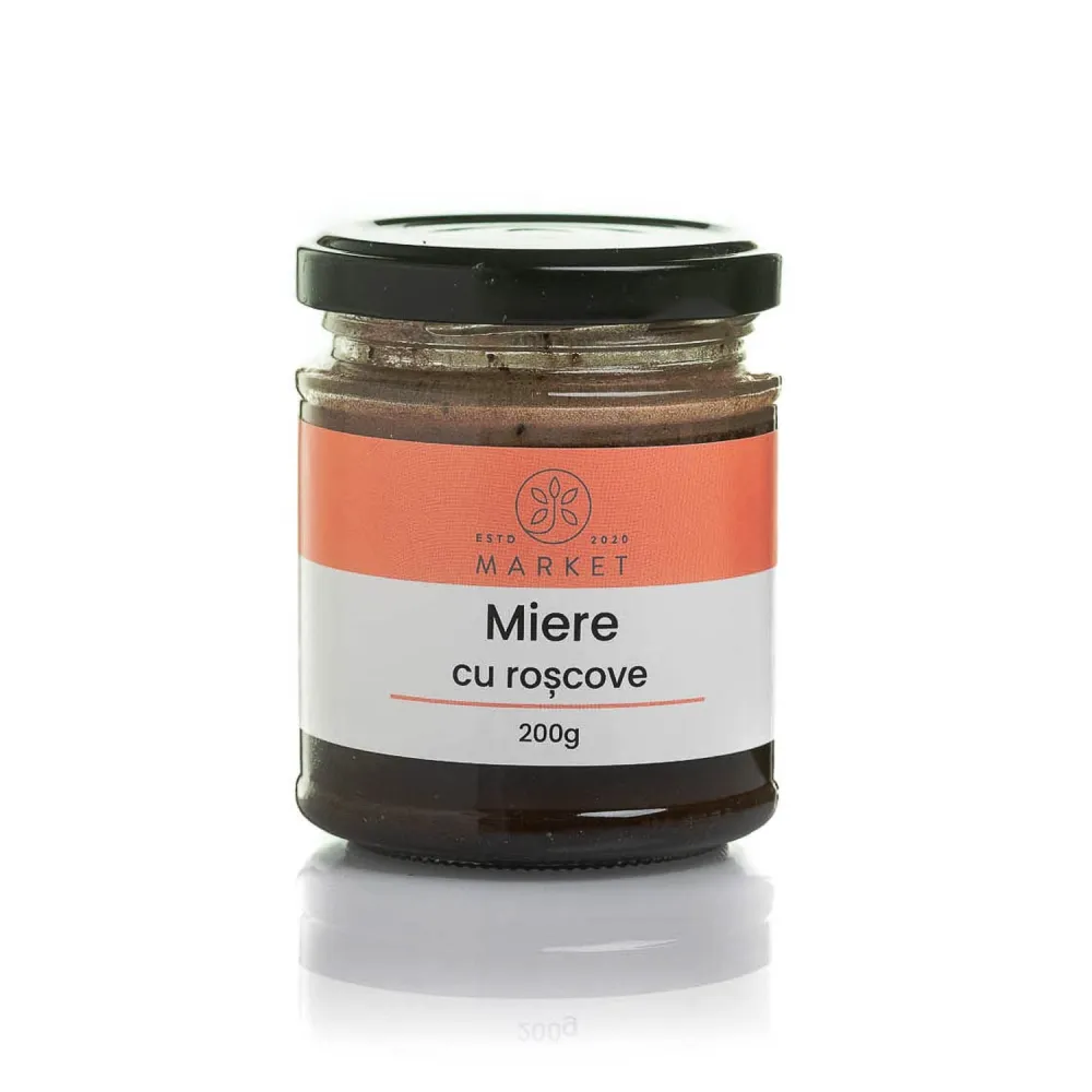 Miere cu pudra de roscove 200g
