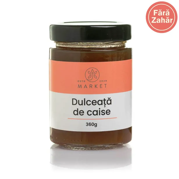 Dulceata de caise fara zahar 360g