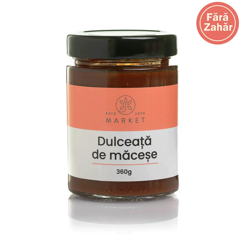 Dulceata (pasta) de macese fara zahar 360g