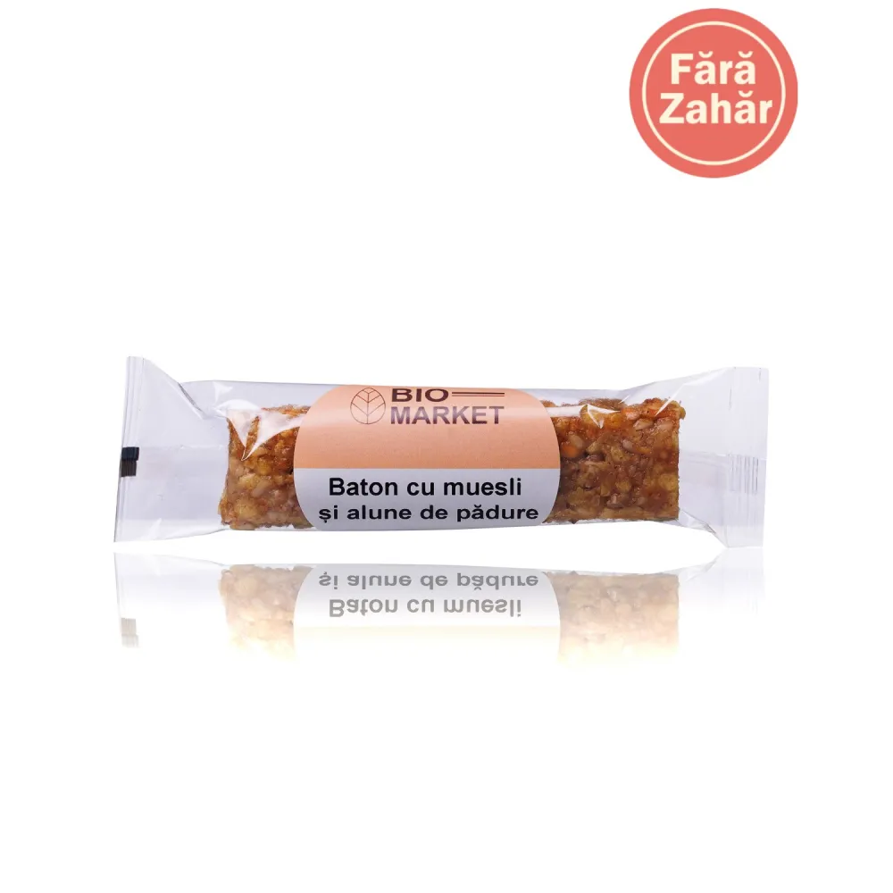 Baton cu musli si alune de padure 30g