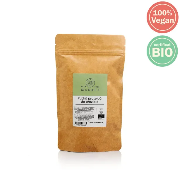 Pudra proteica de orez BIO 500g