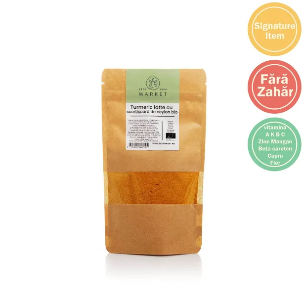 Turmeric cinnamon latte fara zahar bio 150g