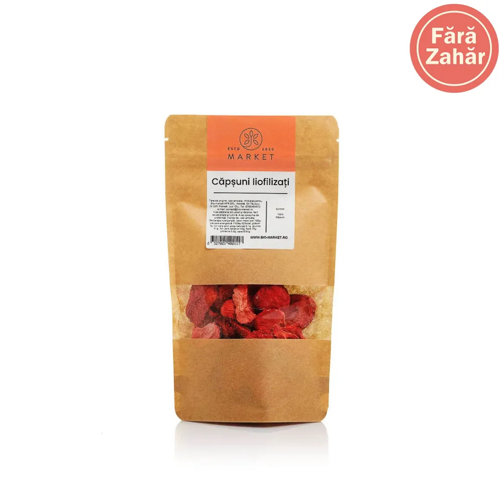 Capsuni liofilizati fara zahar 30g
