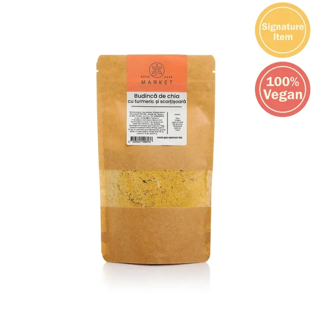 Budinca de chia cu turmeric si scortisoara 250g