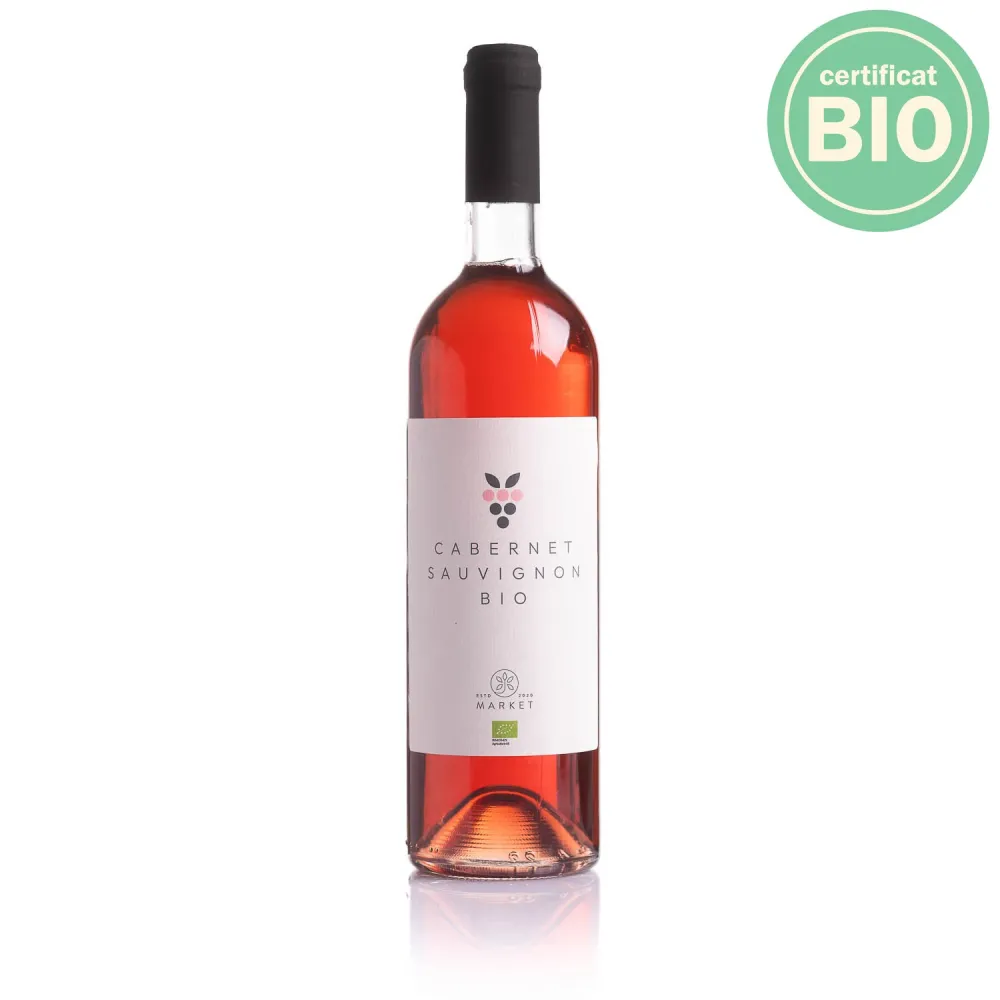 Vin rose Cabernet Sauvignon bio 750ml