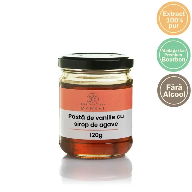 Pasta de vanilie cu sirop de agave 120g
