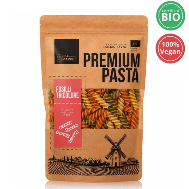 Paste fusilli tricolore bio 300g