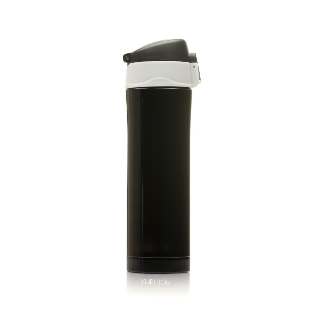 Termos inox negru glossy 420ml
