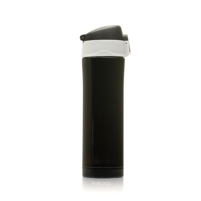 Termos inox negru glossy 420ml