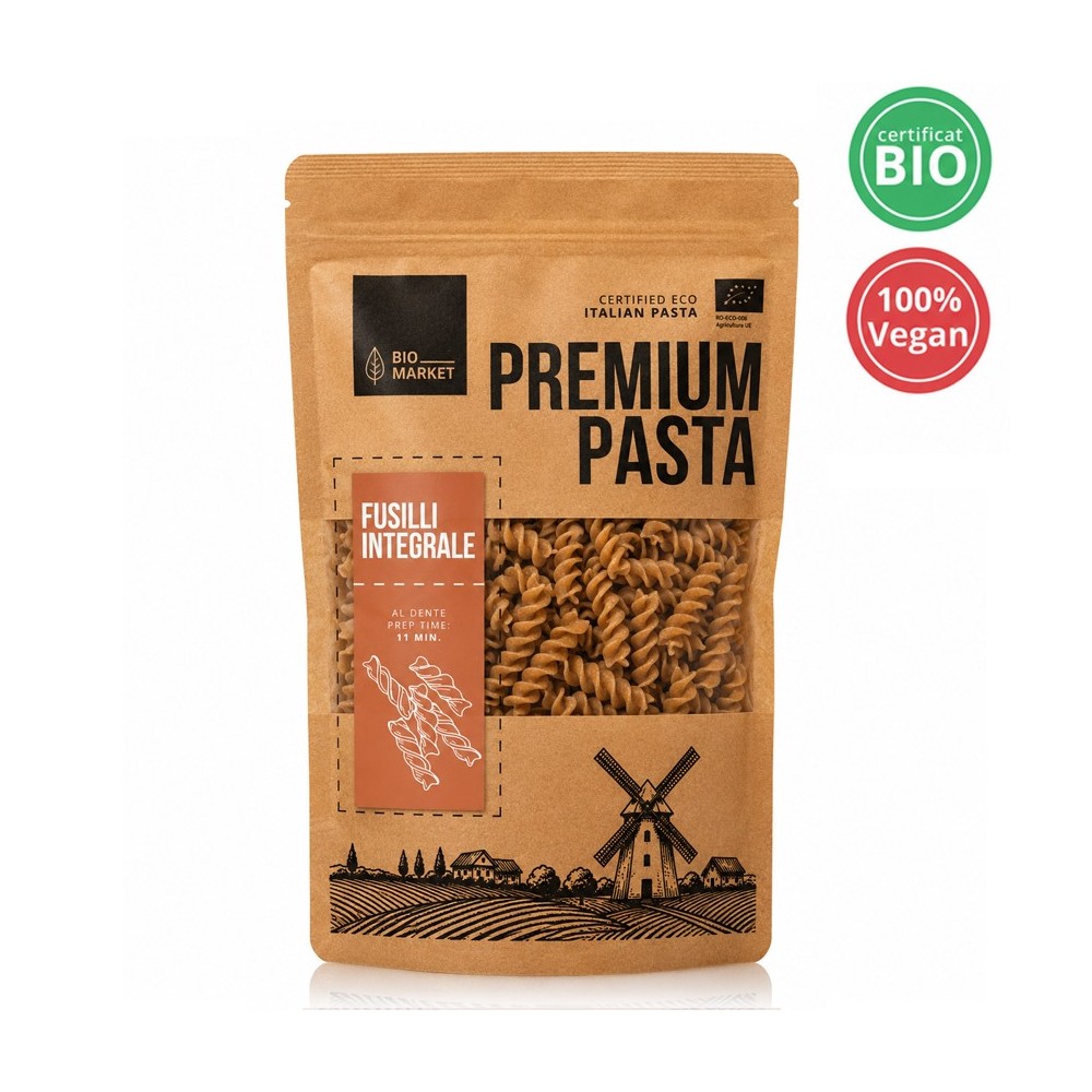 Paste fusilli integrale bio 300g