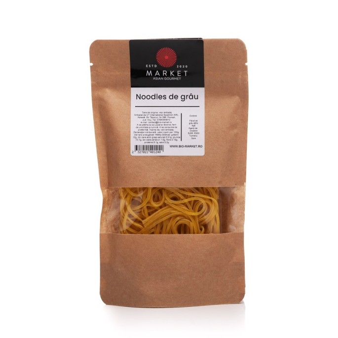 Noodles asiatici (taitei) din grau 250g