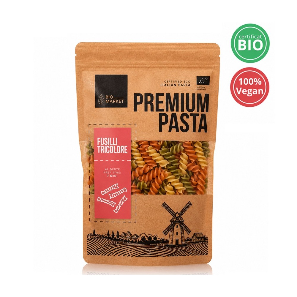 Paste fusilli tricolore bio 300g