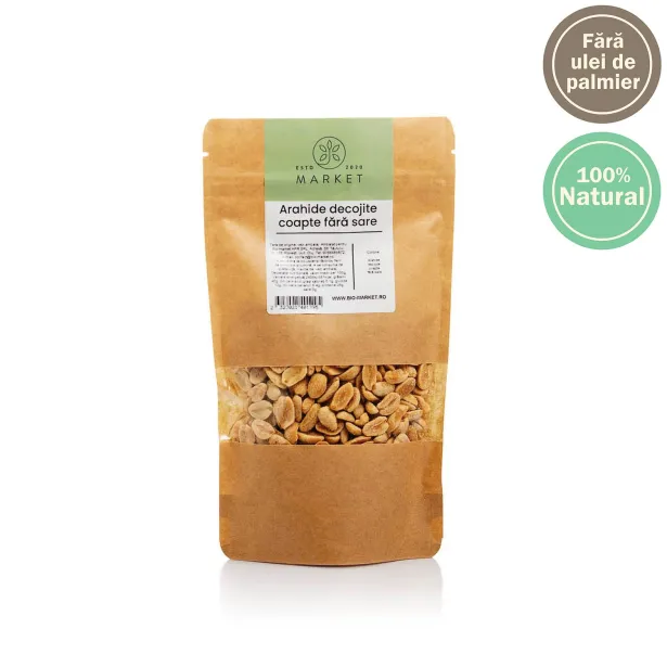 Arahide decojite coapte fara sare 500g