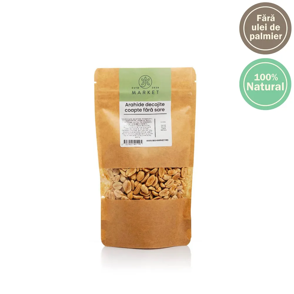 Arahide decojite coapte fara sare 250g