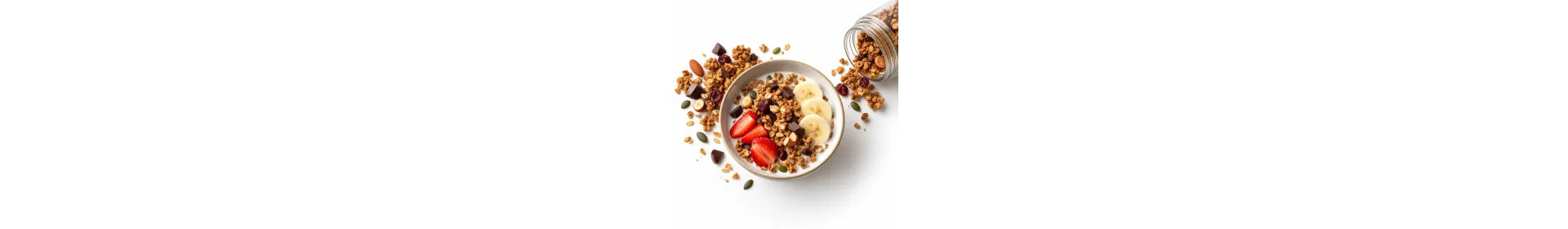 Granola, Porridge, Fulgi și Musli fără zahăr