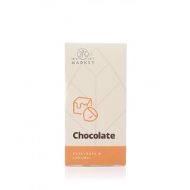 Ciocolata artizanala cu caramel si alune de padure 150g