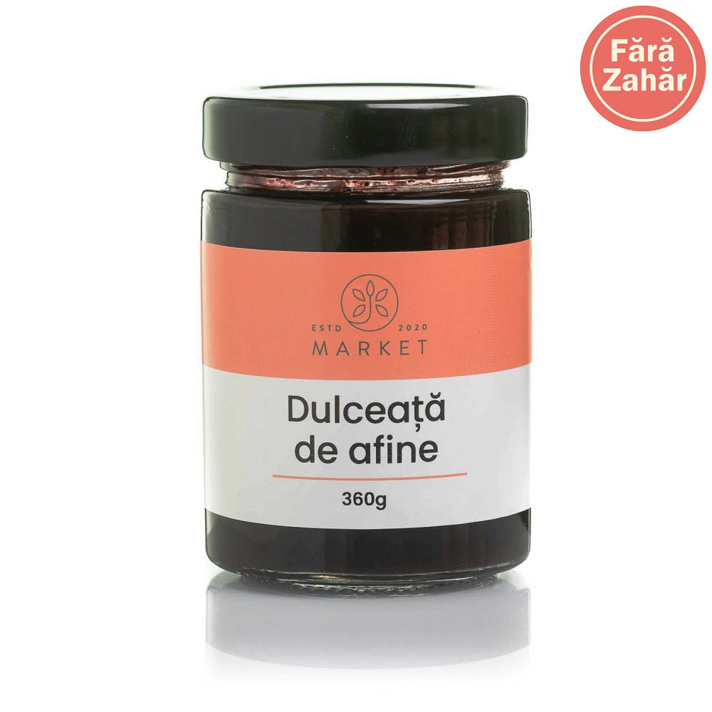 Dulceata de afine fara zahar 360g