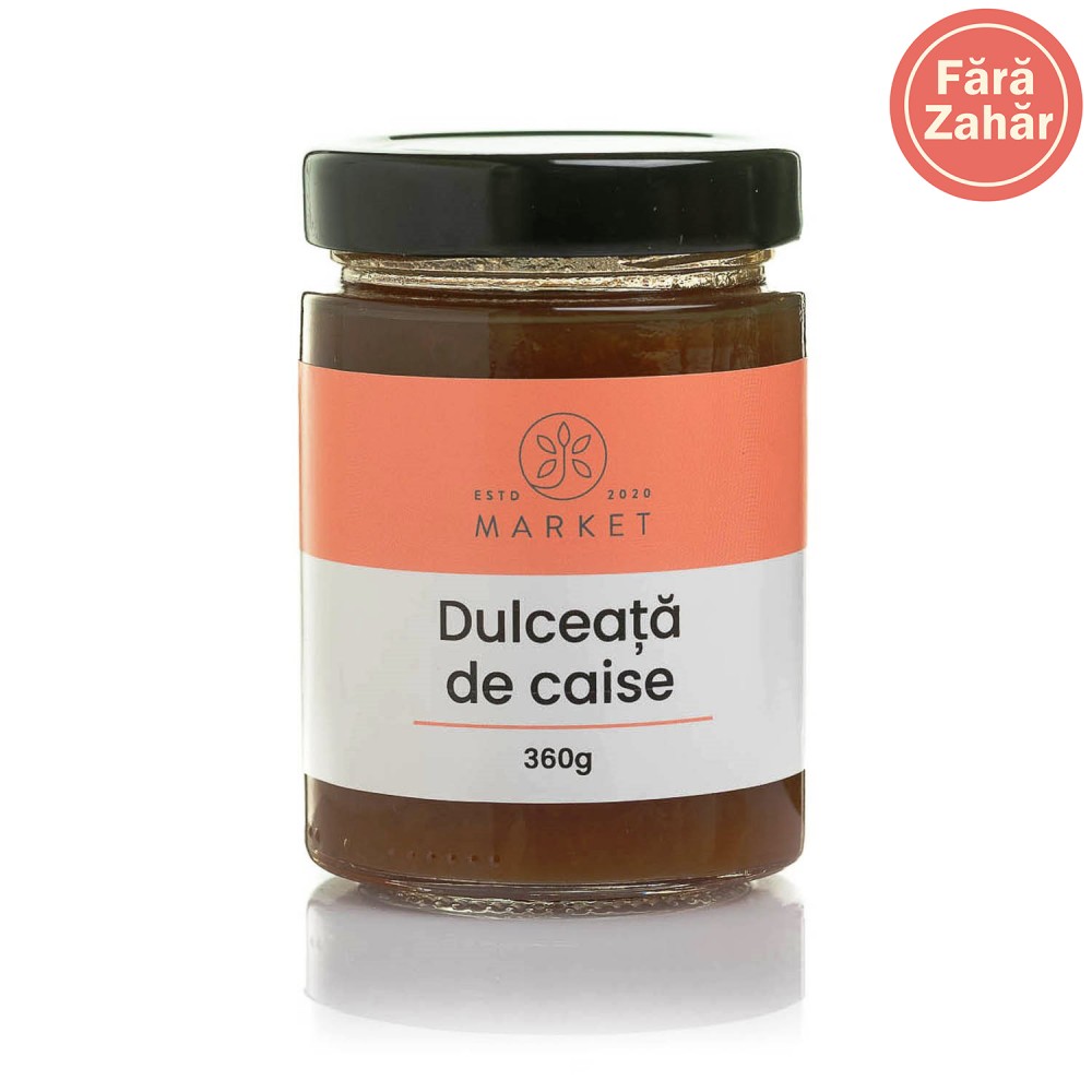 Dulceata de caise fara zahar 360g