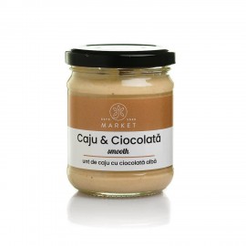 Unt de caju cu ciocolata alba 170g