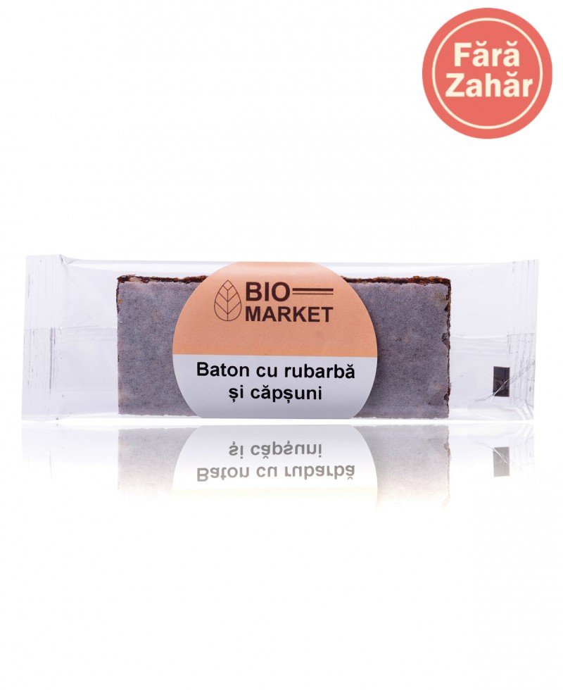 Baton cu rubarba si capsuni 32g