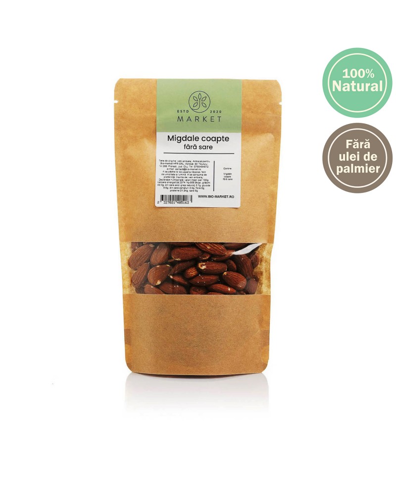 Migdale coapte fara sare 1kg