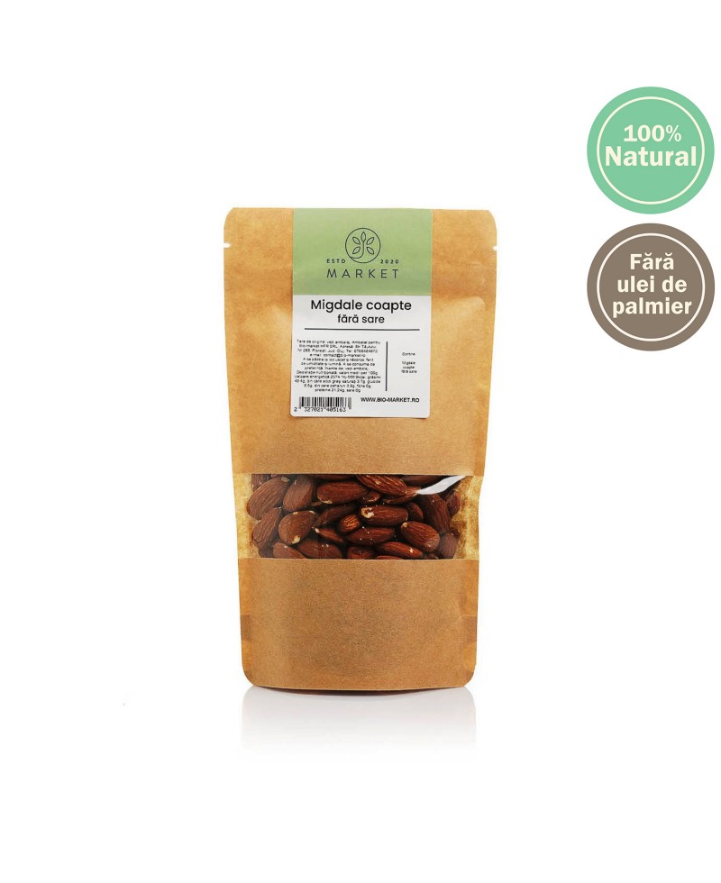 Migdale coapte fara sare 500g