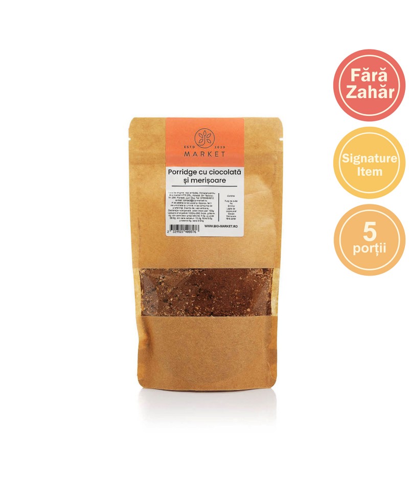 Porridge cu ciocolata si merisoare 250g
