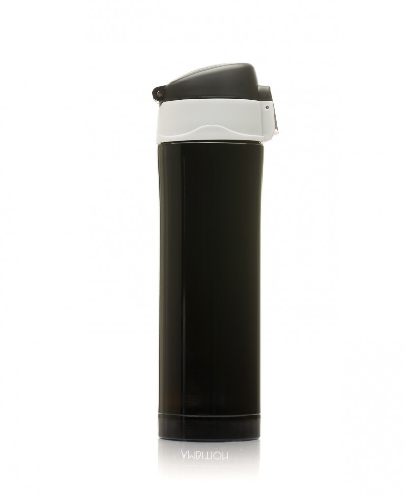 Termos inox negru glossy 420ml