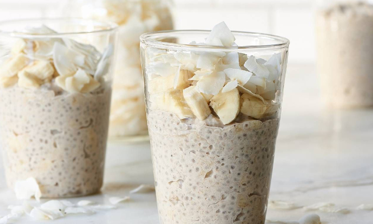 Budinca de chia cu sirop de agave